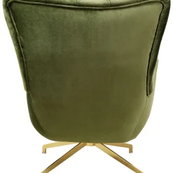 Fauteuil Pivotant Bellissima Velours Vert