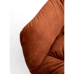 Fauteuil Pivotant Bristol Rouge Rouille