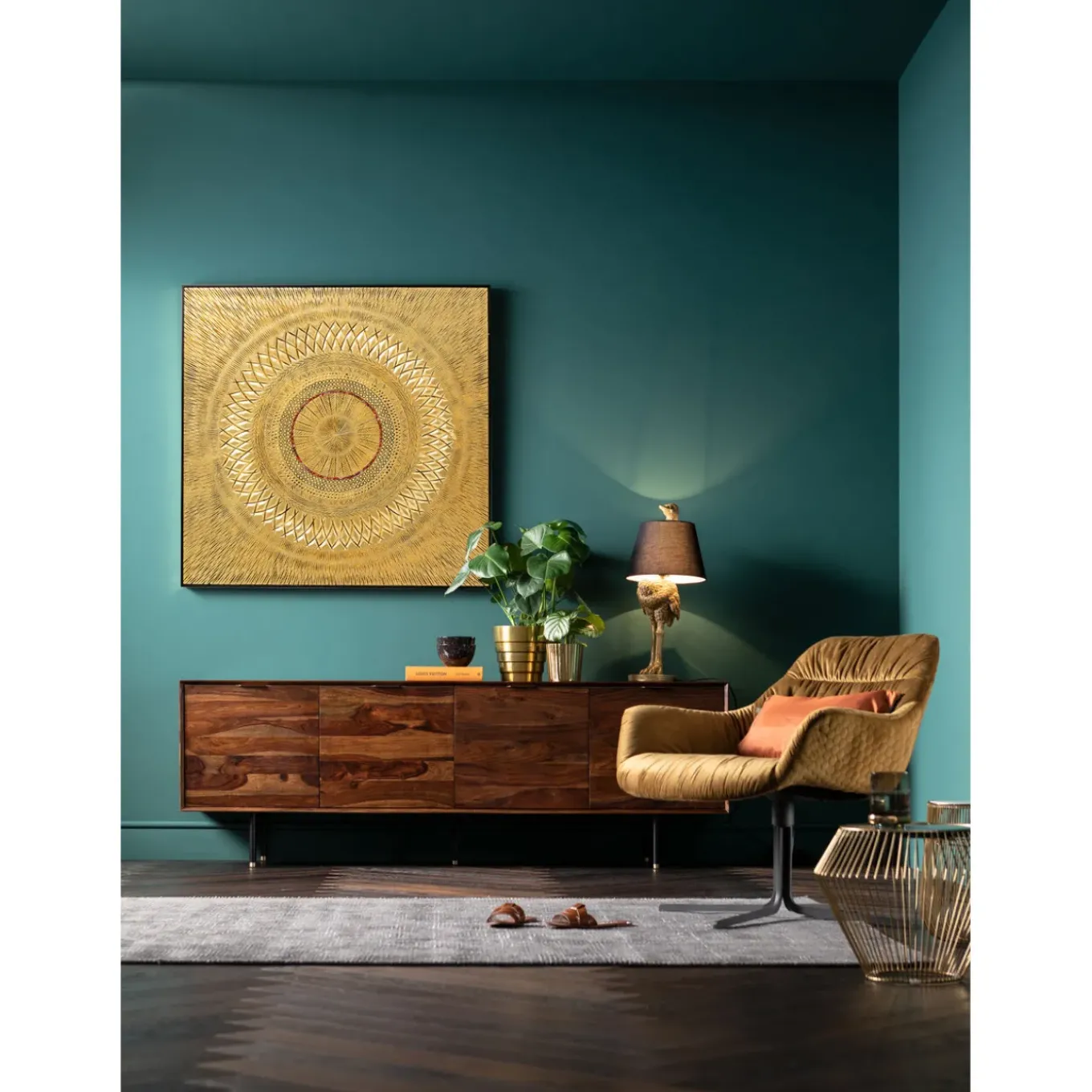 Fauteuil Pivotant Bristol Jaune
