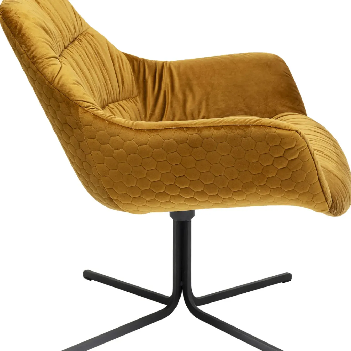 Fauteuil Pivotant Bristol Jaune