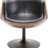 Fauteuil Pivotant Club Noyer