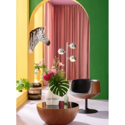 Fauteuil Pivotant Club Noyer
