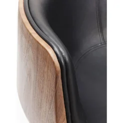 Fauteuil Pivotant Club Noyer