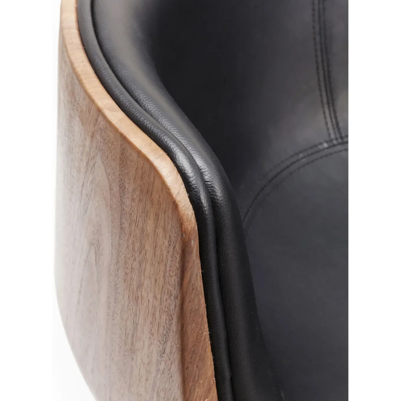Fauteuil Pivotant Club Noyer