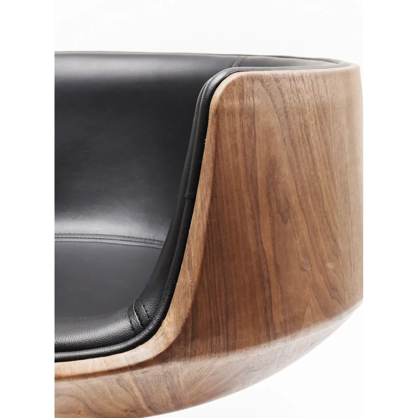 Fauteuil Pivotant Club Noyer