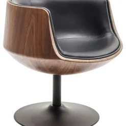 Fauteuil Pivotant Club Noyer