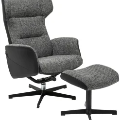 Fauteuil Pivotant Et Repose-Pieds Ohio Salt And Pe