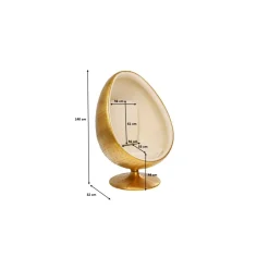 Fauteuil Pivotant Eye Ball Laiton