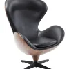 Fauteuil Pivotant Lounge Noir-Noyer