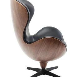 Fauteuil Pivotant Lounge Noir-Noyer