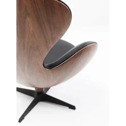 Fauteuil Pivotant Lounge Noir-Noyer
