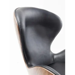 Fauteuil Pivotant Lounge Noir-Noyer