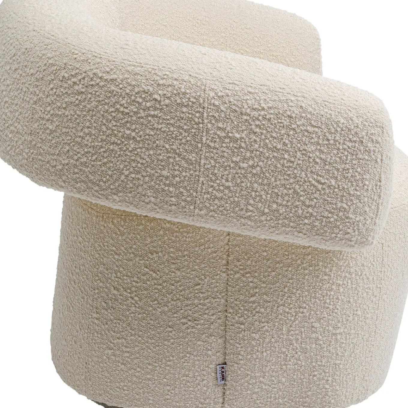 Fauteuil Pivotant Maye Creme