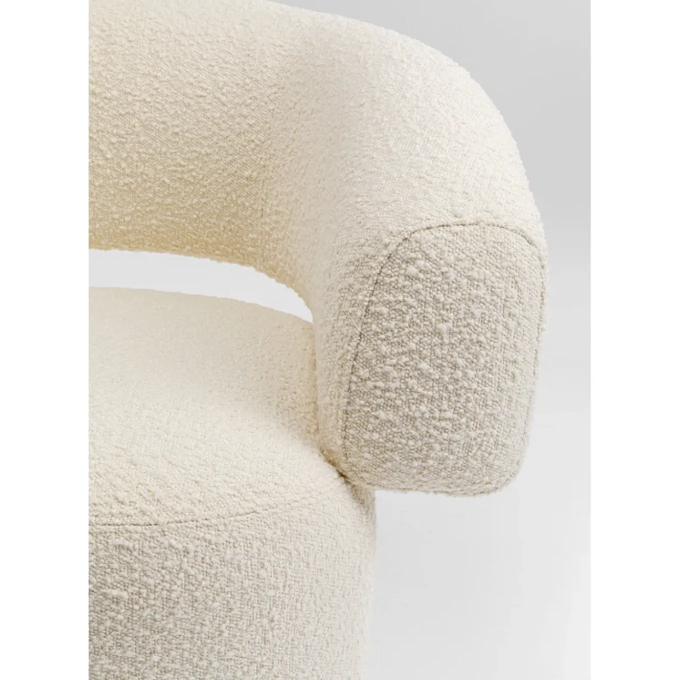 Fauteuil Pivotant Maye Creme