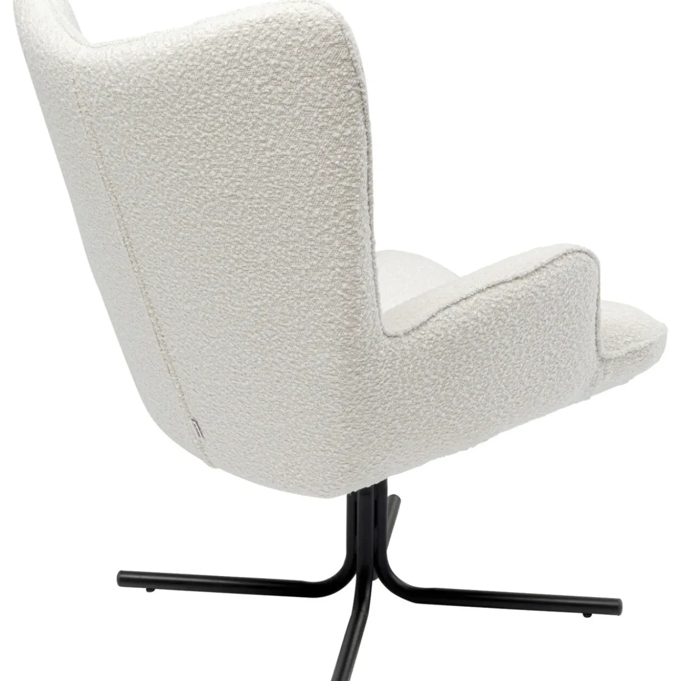 Fauteuil Pivotant Oscar Boucle Creme