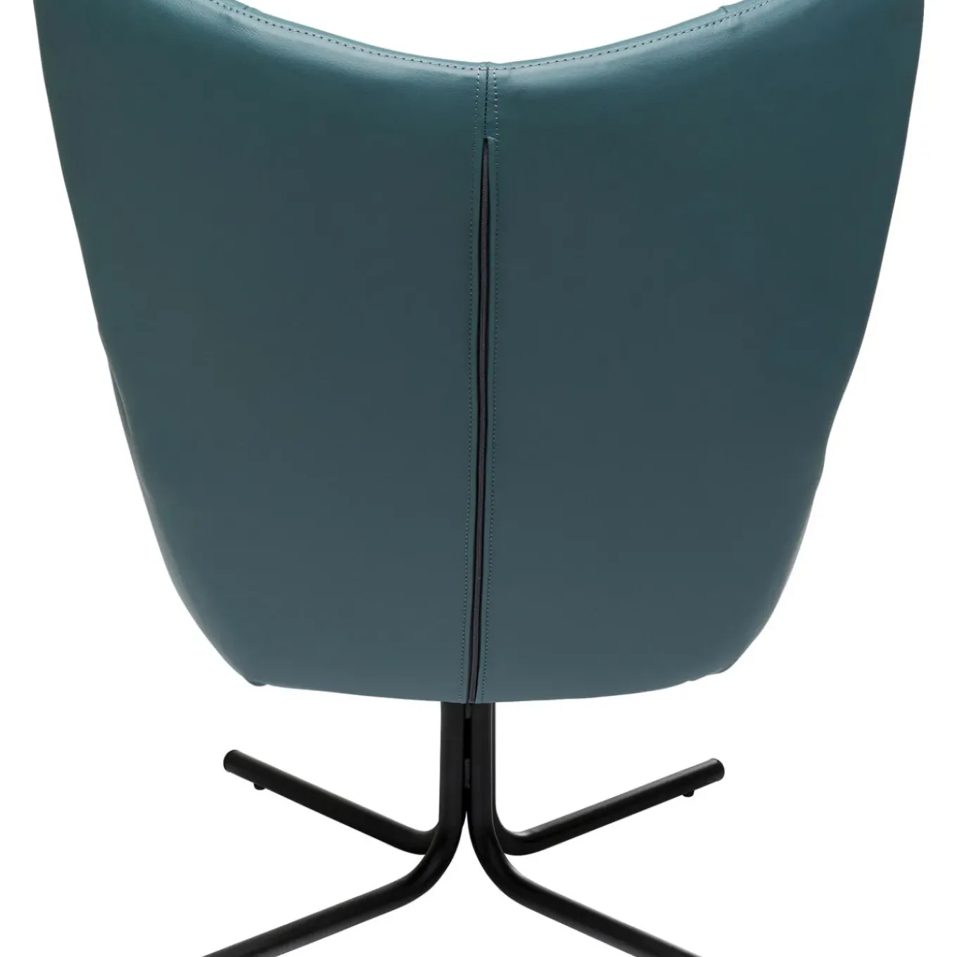 Fauteuil Pivotant Oscar Cuir Bleu