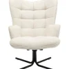 Fauteuil Pivotant Oscar Creme