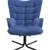 Fauteuil Pivotant Oscar Denim