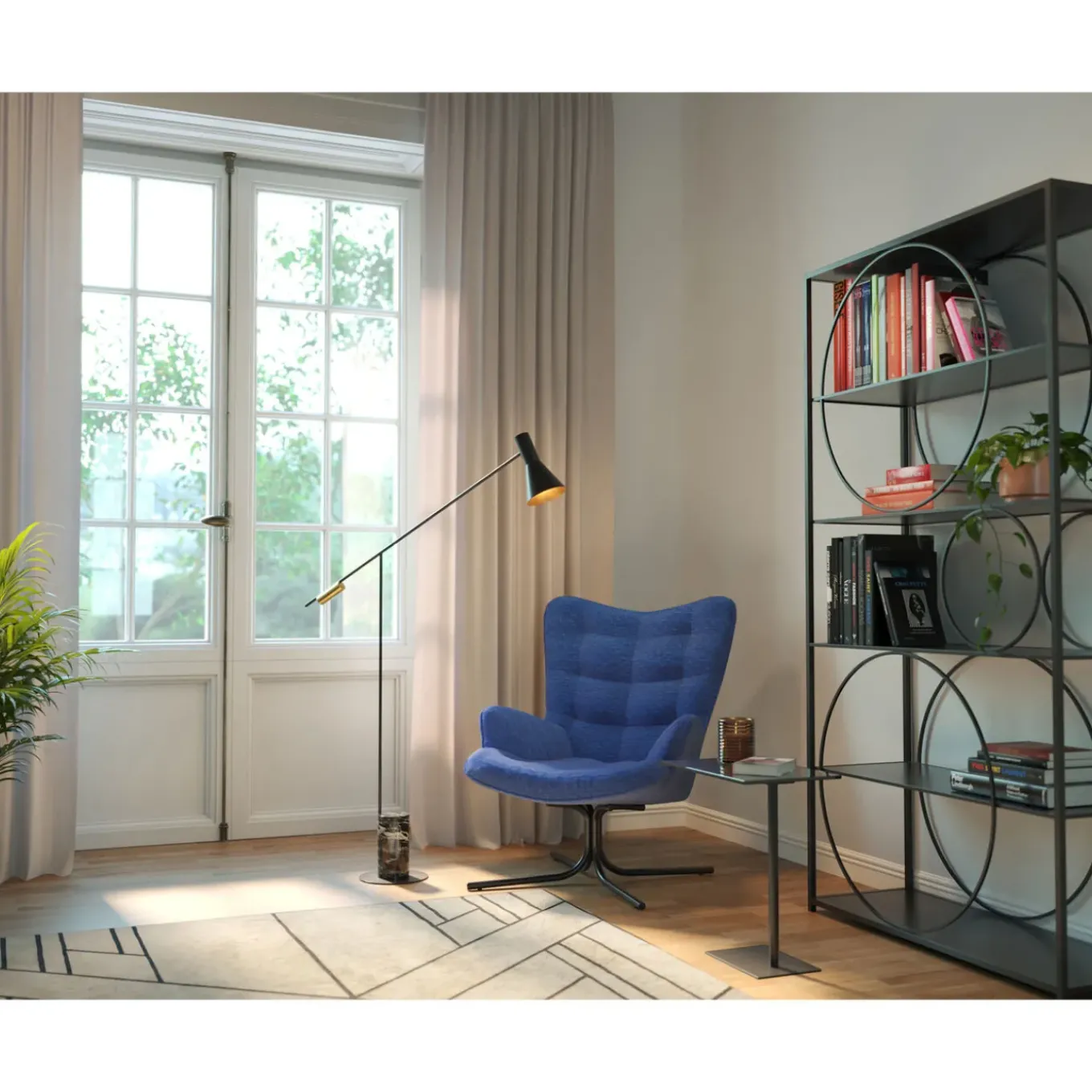 Fauteuil Pivotant Oscar Denim