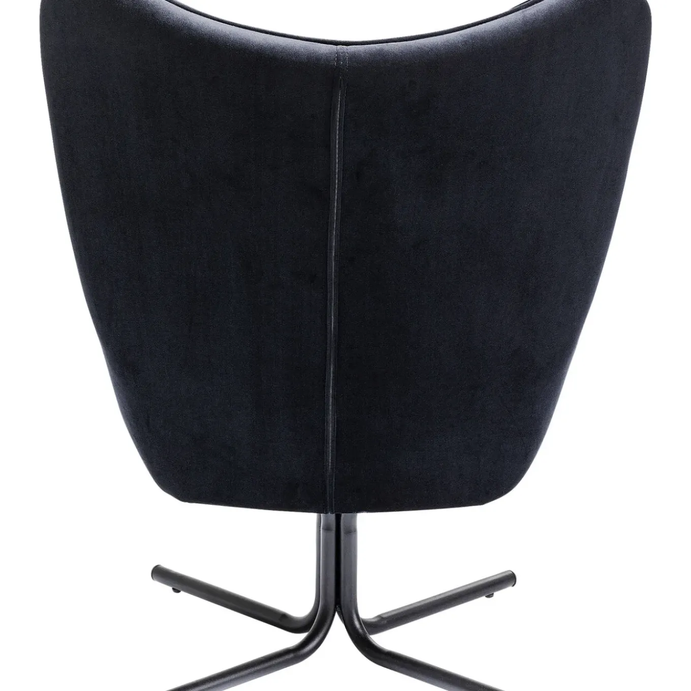 Fauteuil Pivotant Oscar Velours Noir