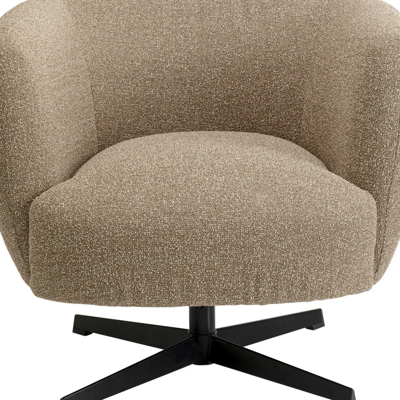 Fauteuil Pivotant Peony Beige