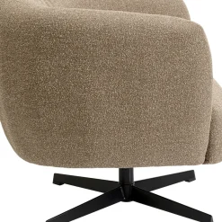 Fauteuil Pivotant Peony Beige