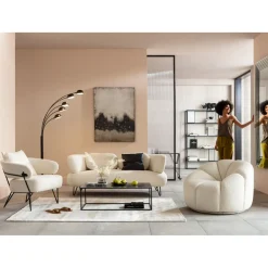 Fauteuil Pivotant Peppo Lounge Blanc