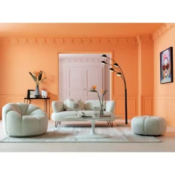 Fauteuil Pivotant Peppo Lounge Blanc