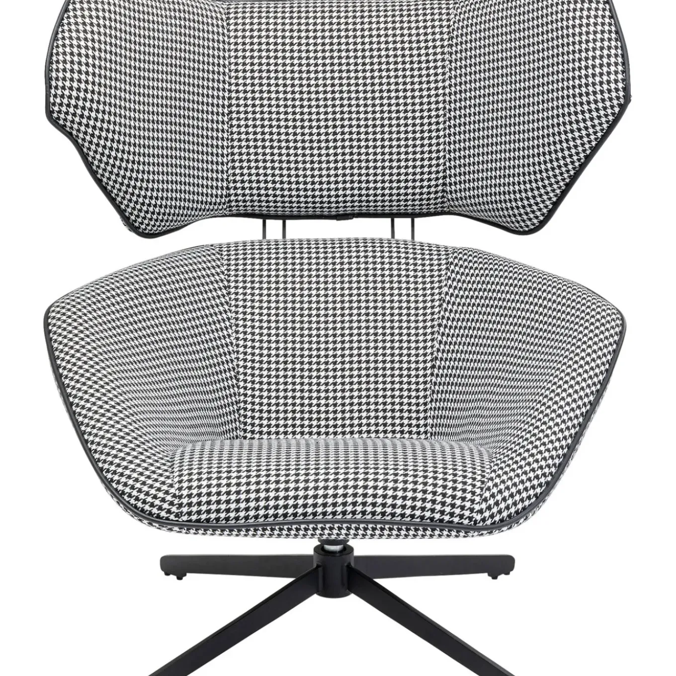 Fauteuil Pivotant Toledo Noir-Blanc