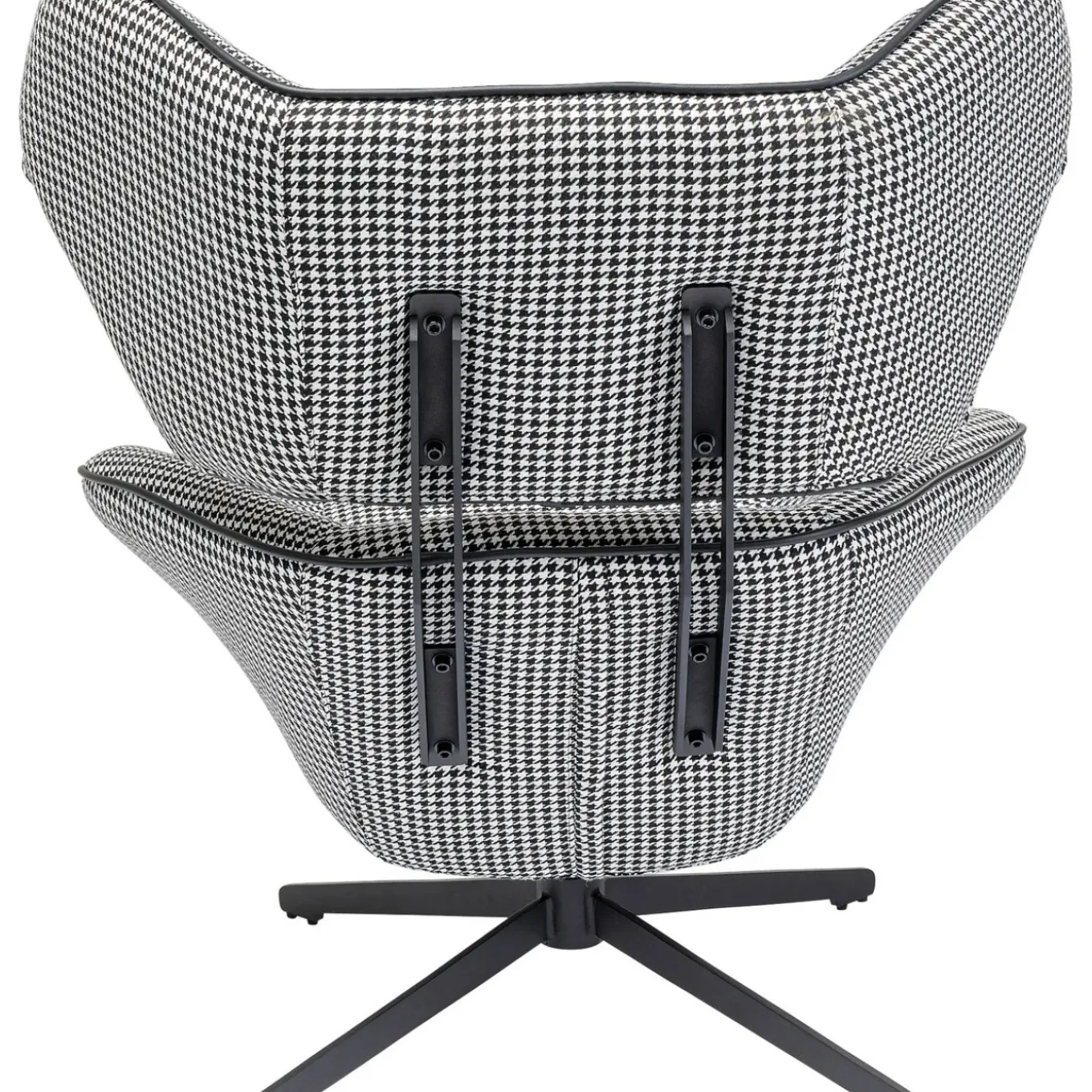 Fauteuil Pivotant Toledo Noir-Blanc