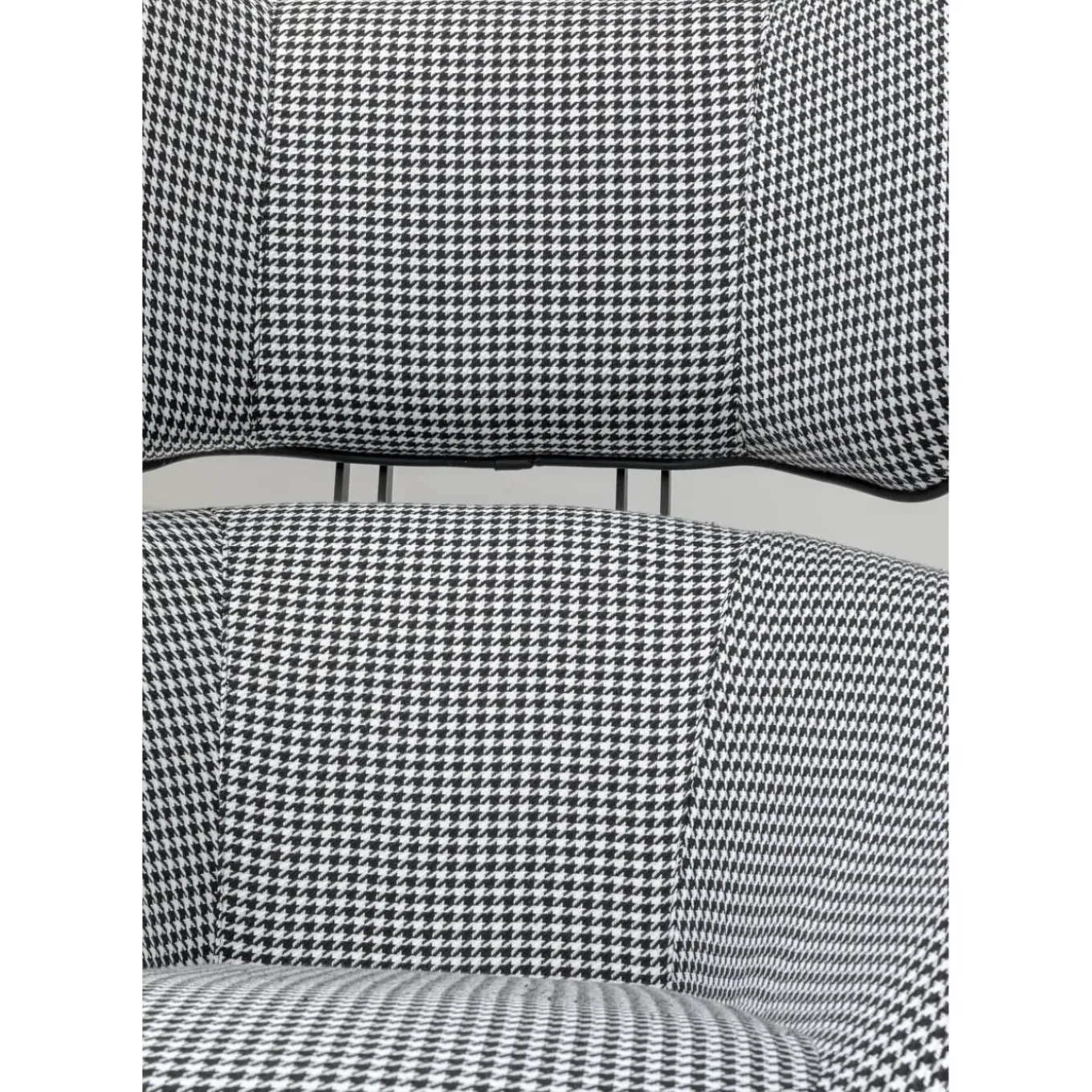 Fauteuil Pivotant Toledo Noir-Blanc