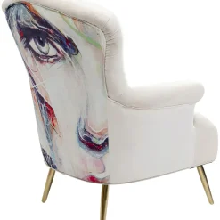 Fauteuil Portrait Creme