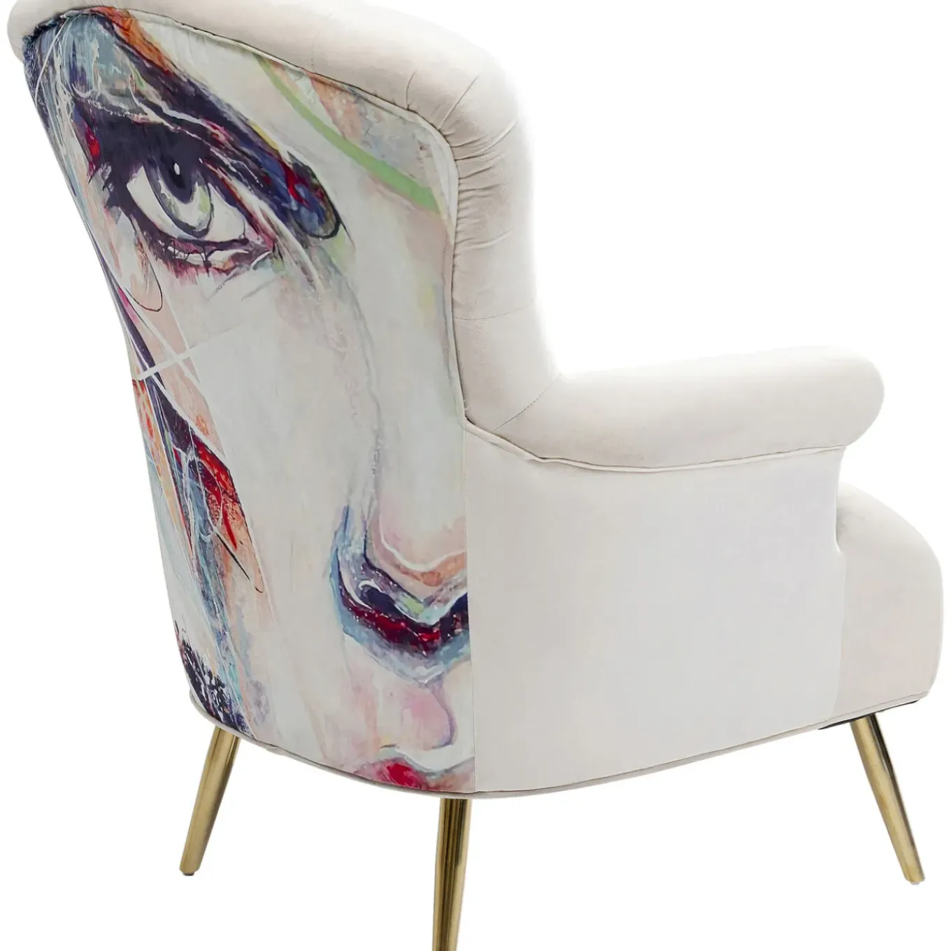 Fauteuil Portrait Creme