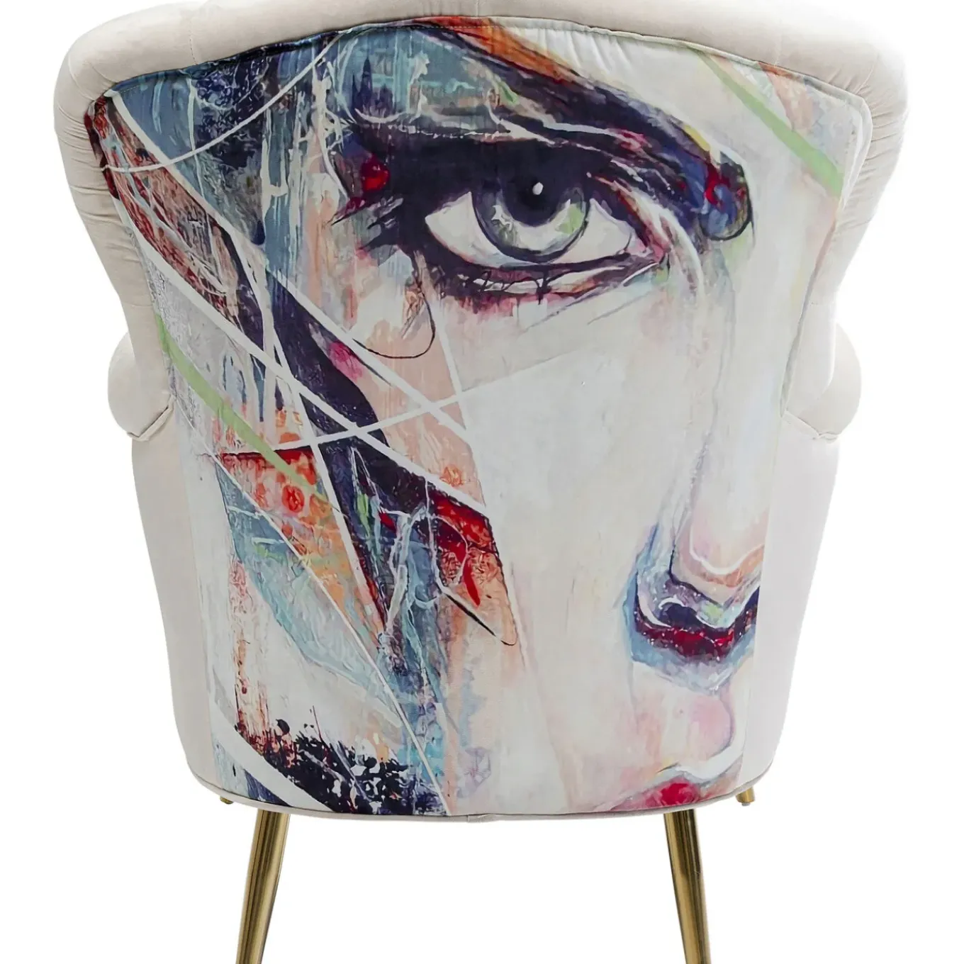 Fauteuil Portrait Creme