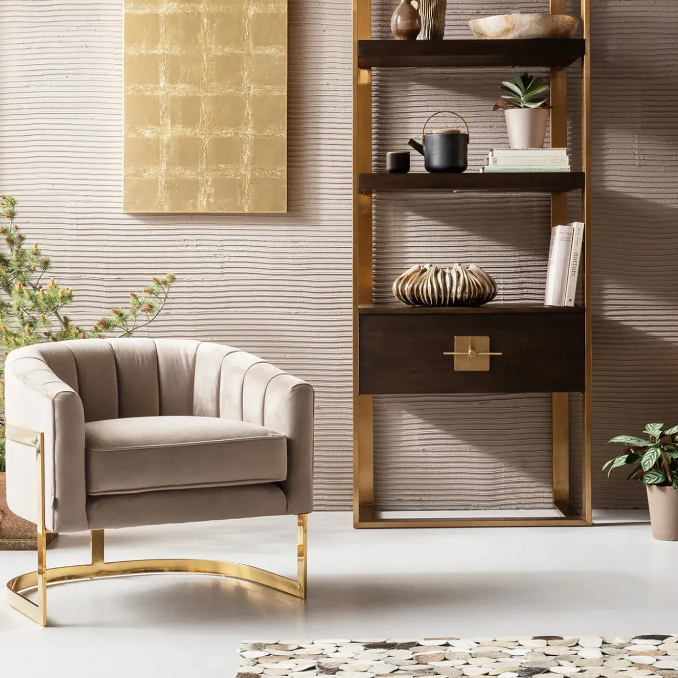 Fauteuil Pure Elegance Beige