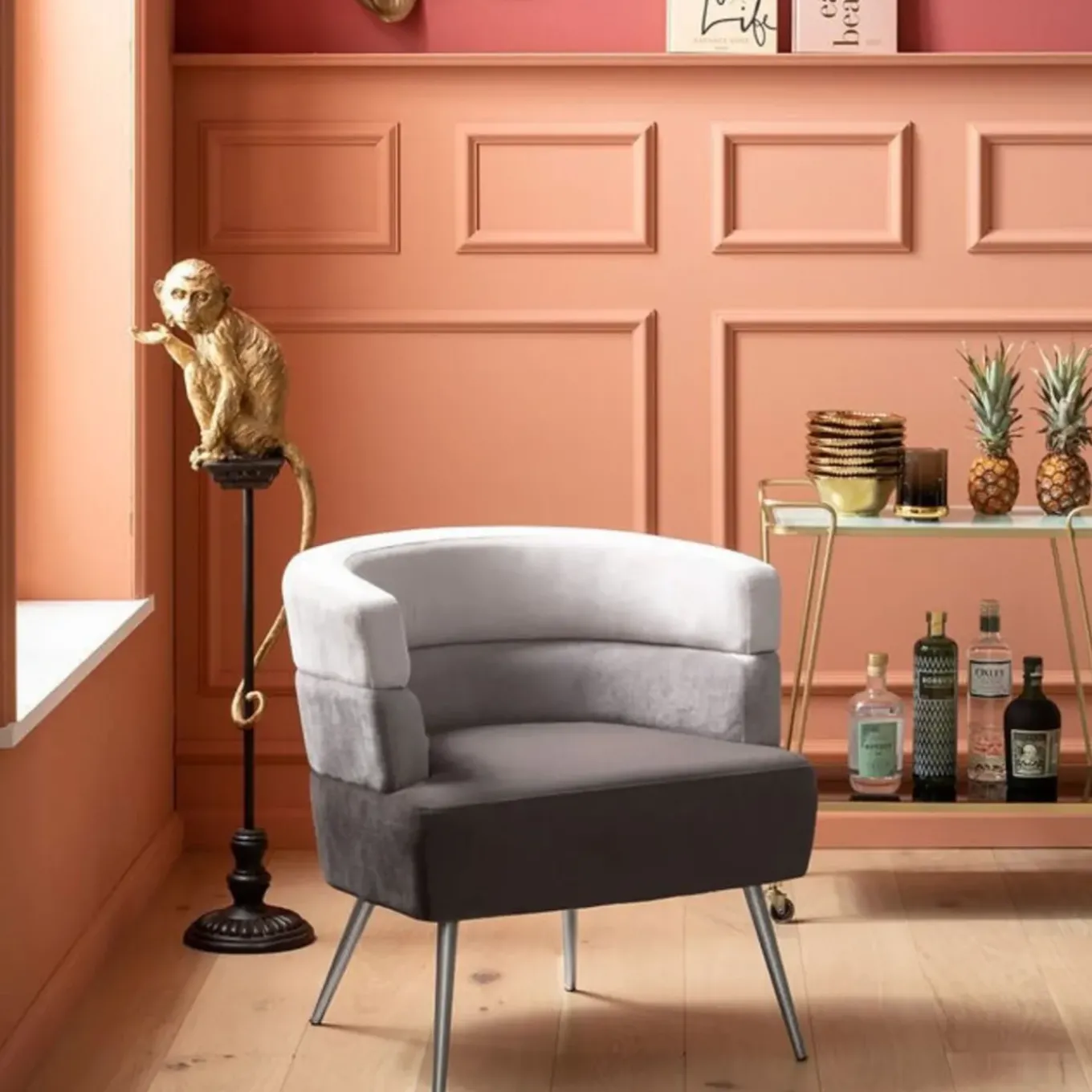 Fauteuil Sandwich Gris