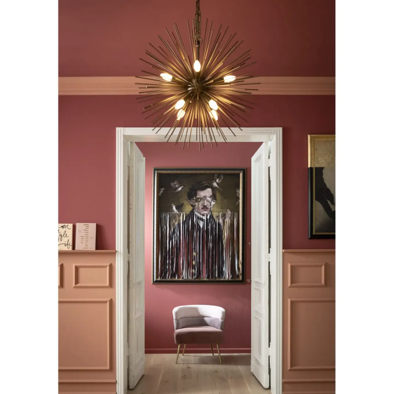 Fauteuil Sandwich Mauve