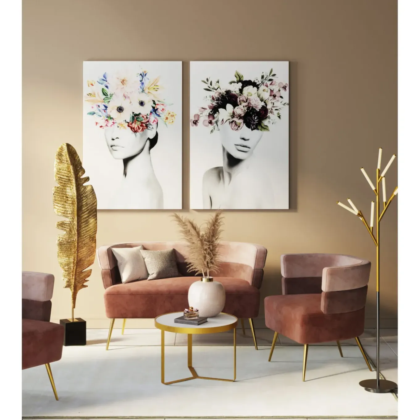 Fauteuil Sandwich Mauve