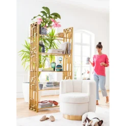 Fauteuil Silhouette Fur Blanc