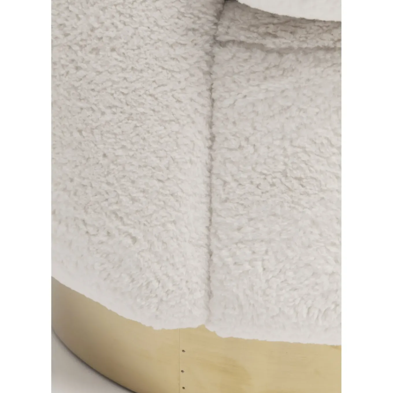 Fauteuil Silhouette Fur Blanc