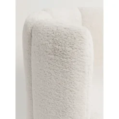 Fauteuil Silhouette Fur Blanc