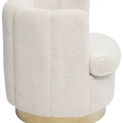 Fauteuil Silhouette Fur Blanc