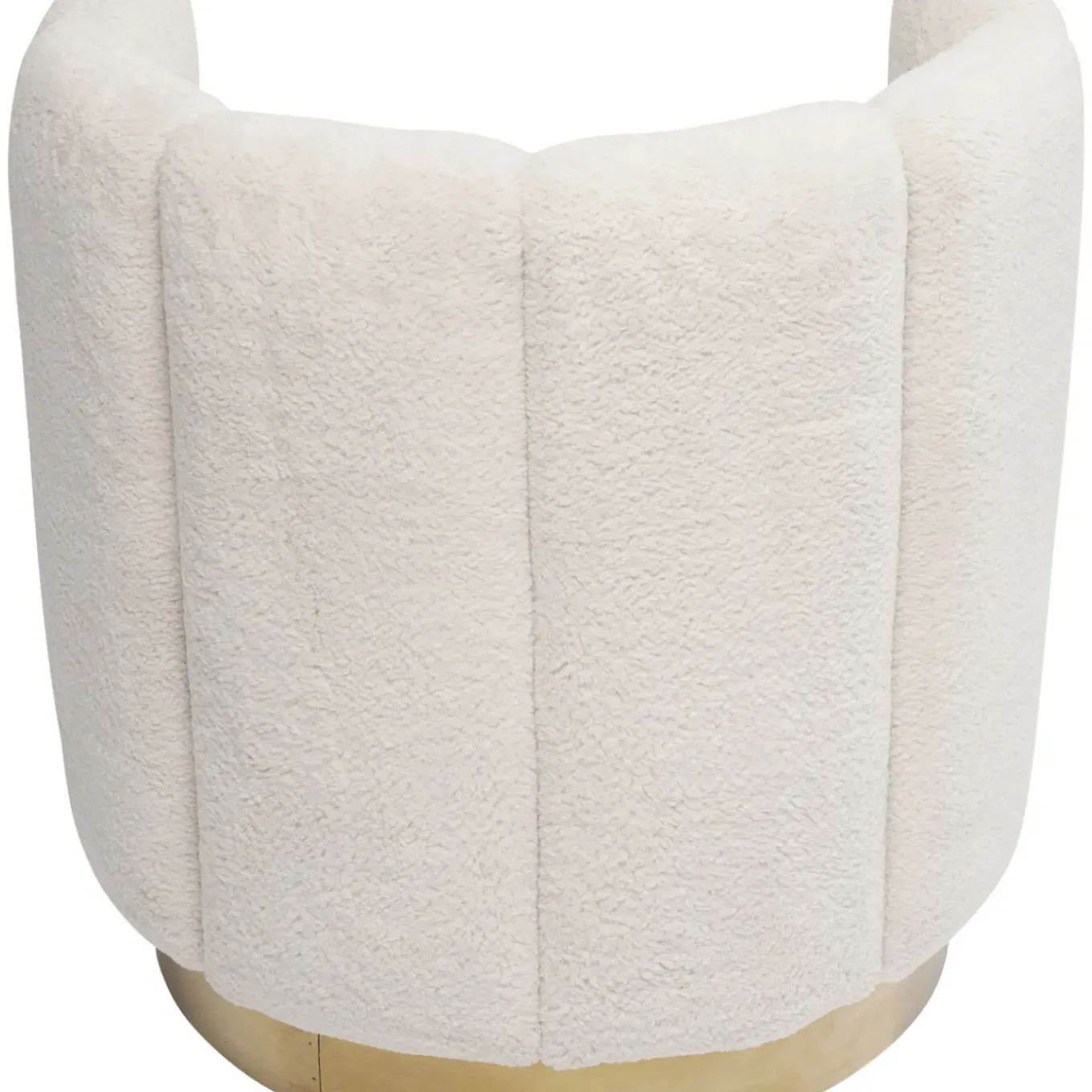 Fauteuil Silhouette Fur Blanc