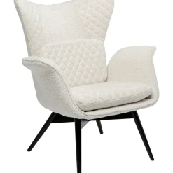 Fauteuil Tudor Boucle Creme