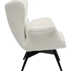 Fauteuil Tudor Boucle Creme