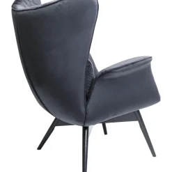 Fauteuil Tudor Velvet Noir