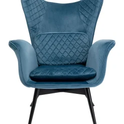Fauteuil Tudor Velvet Petrol