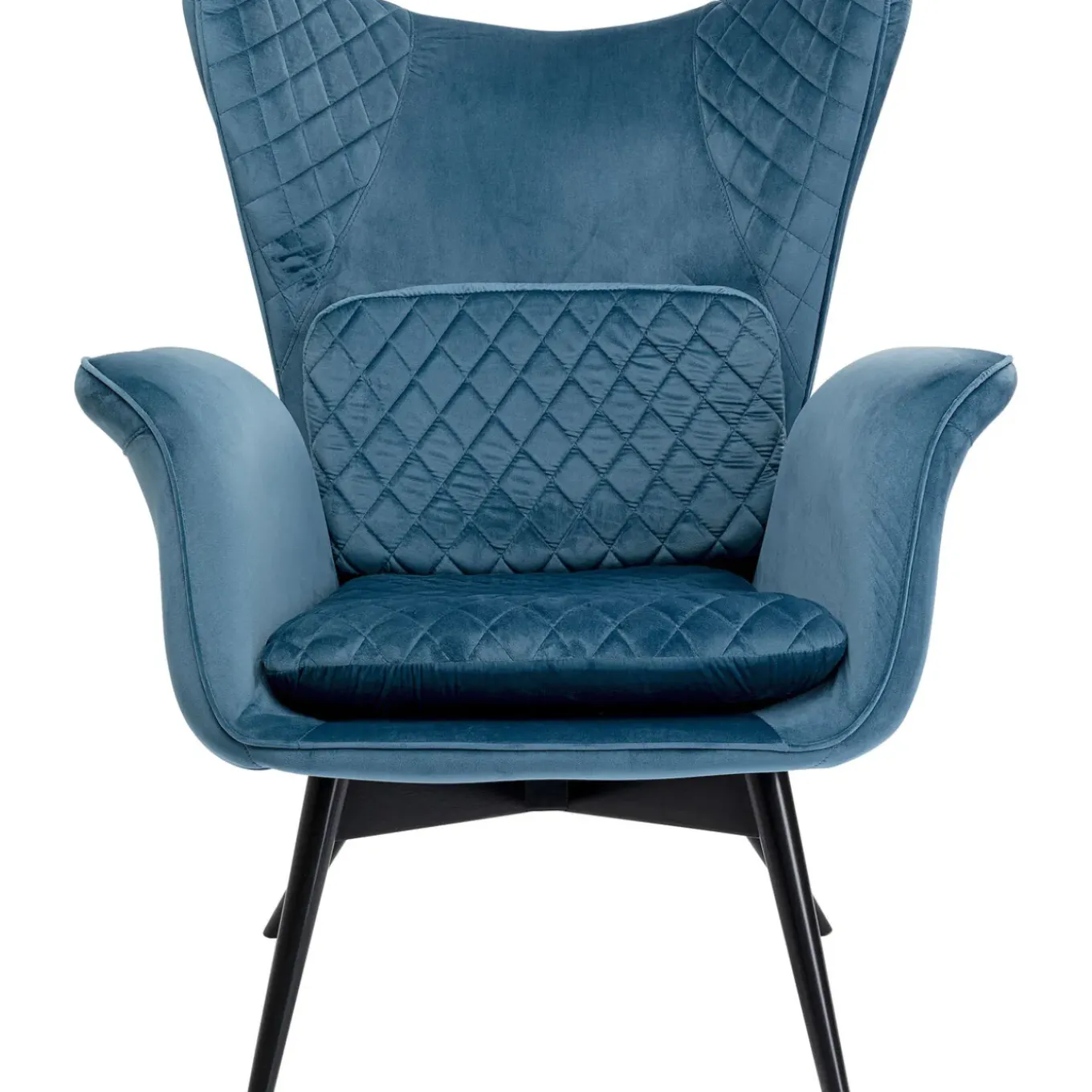Fauteuil Tudor Velvet Petrol