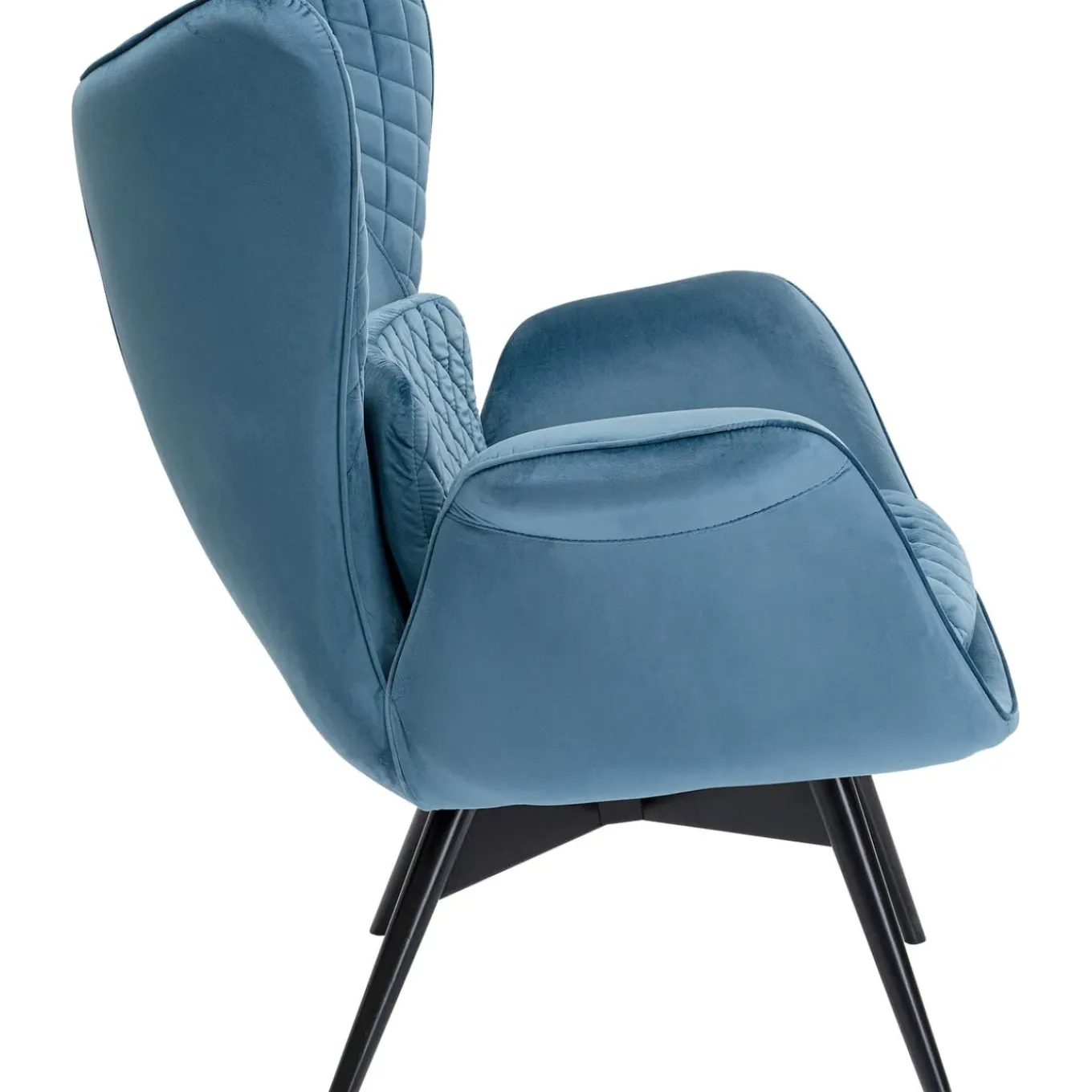 Fauteuil Tudor Velvet Petrol