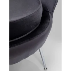 Fauteuil Water Lily Chrome Gris